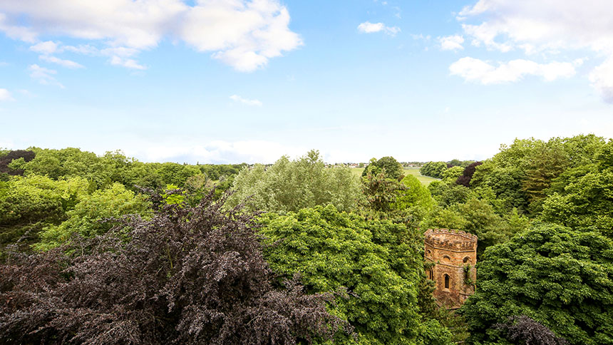 View of Gunnersbury Park from Apt Living Kew Bridge